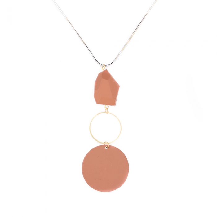 Salmon Pink Necklace