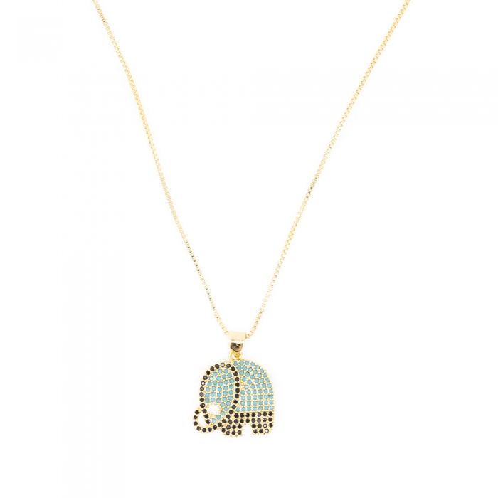 Gold Elephant Necklace