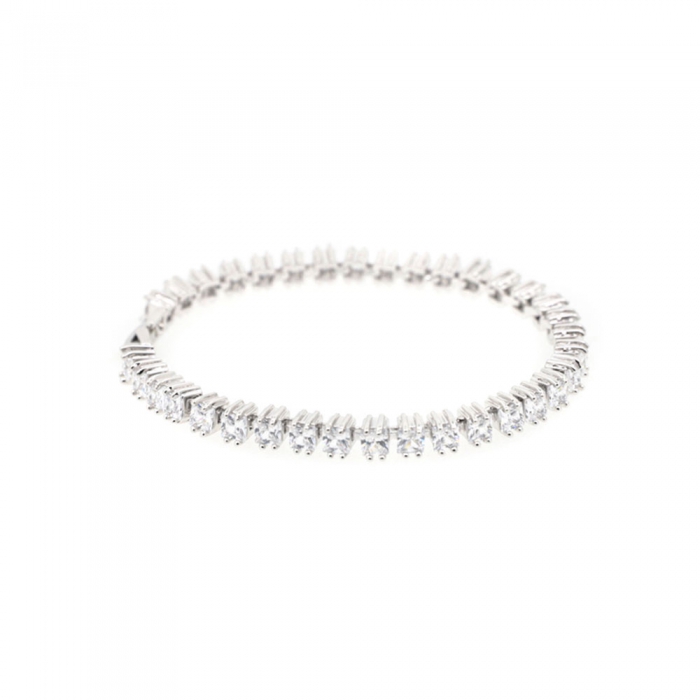 Silver Riviere Necklace