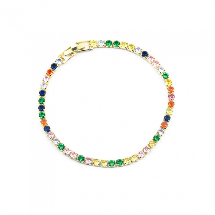 Rainbow Sapphire Bracelet