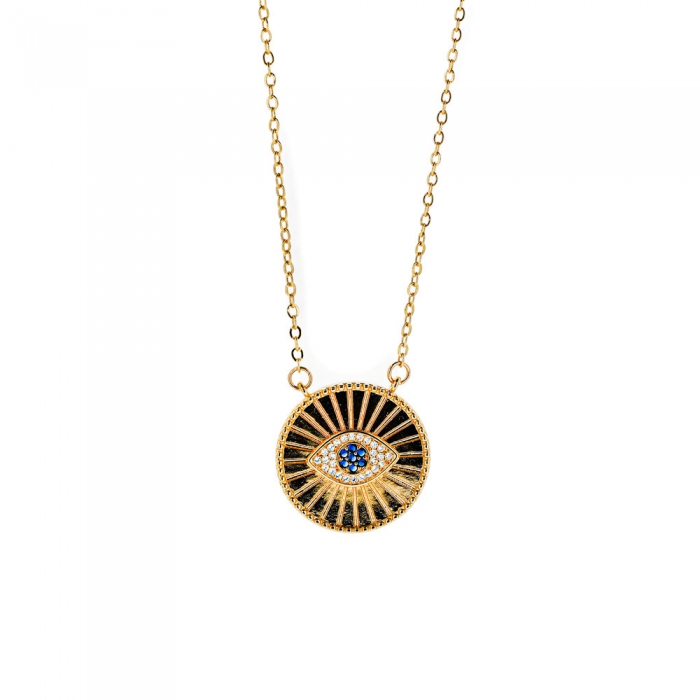 Gold Necklace with Eye