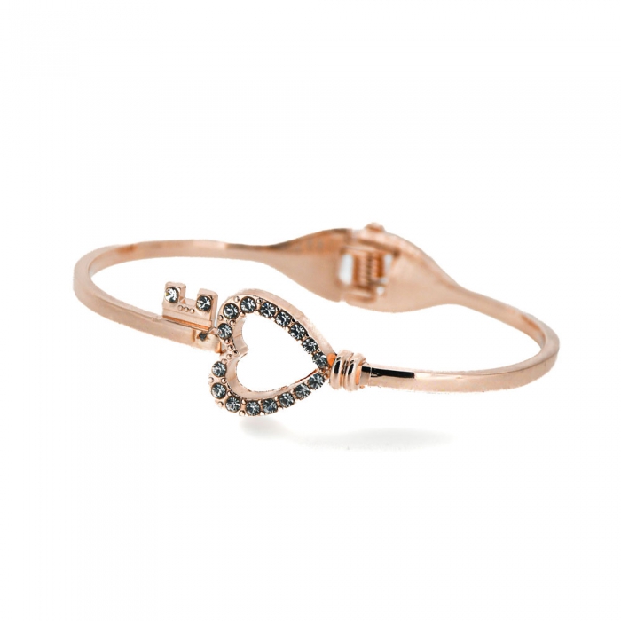 Rose Gold Heart & Zirconias