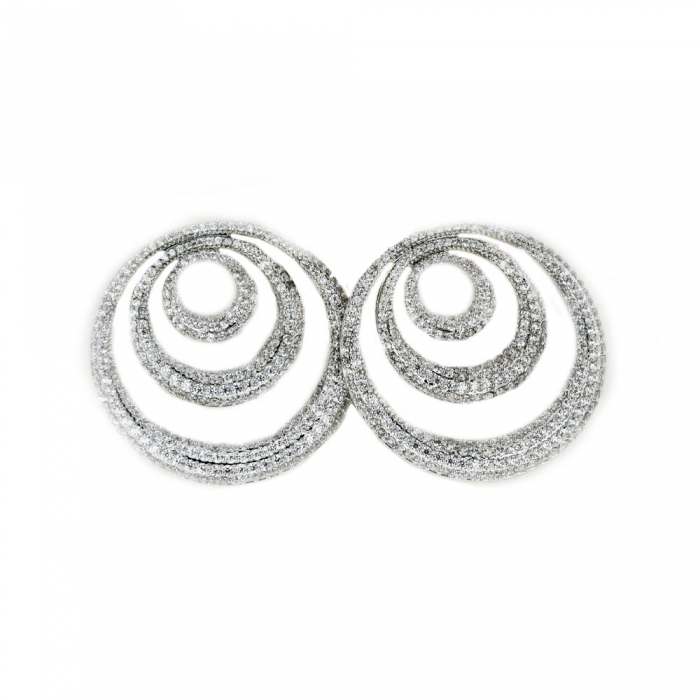 Silver Zirconia Earrings