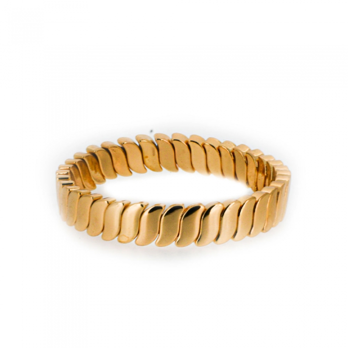 Gold Alloy Flex Bracelet