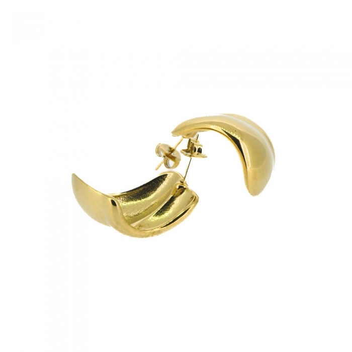 Gold Plush Earring