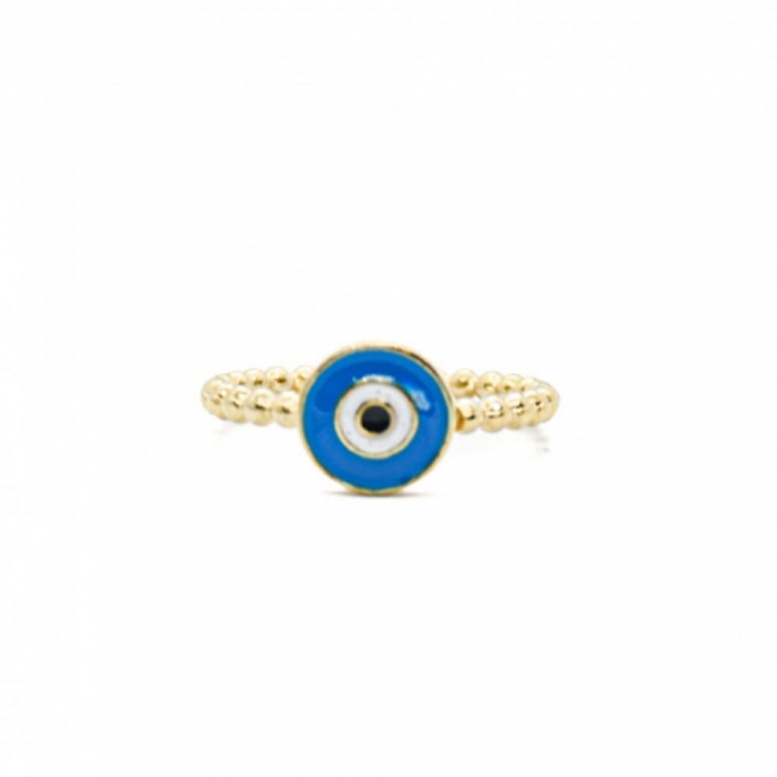 Gold Ring with Blue eye