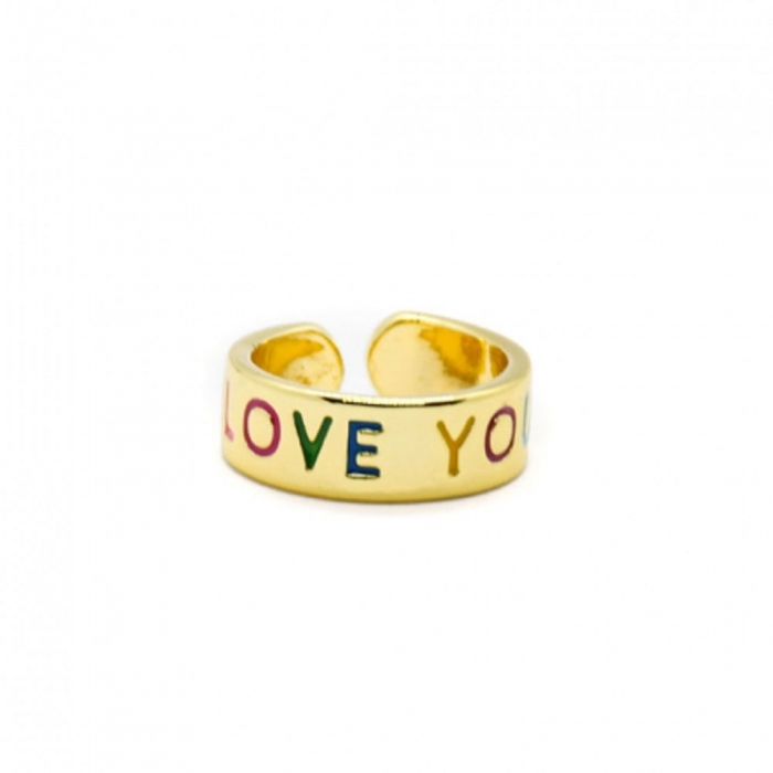 Love You Gold Ring