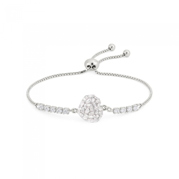 Silver Heart Bracelet