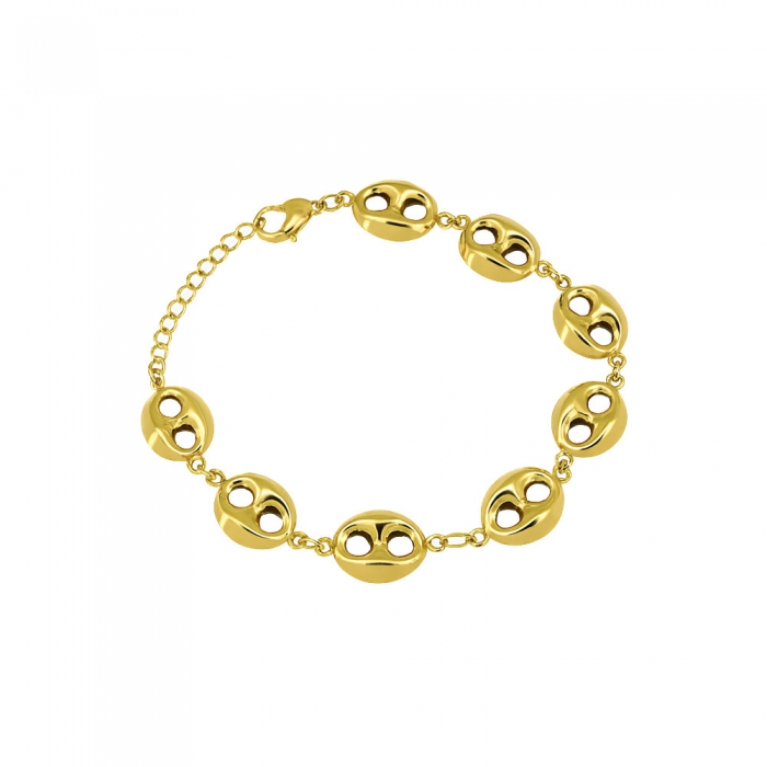 Golden Statement Anchor Bracelet
