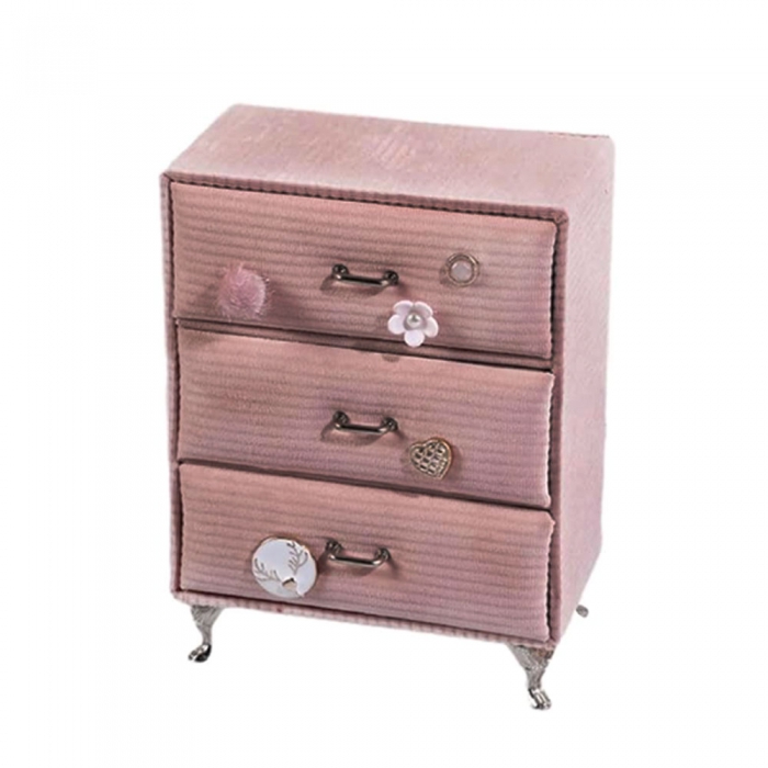Velvet Charm Jewelry Chest