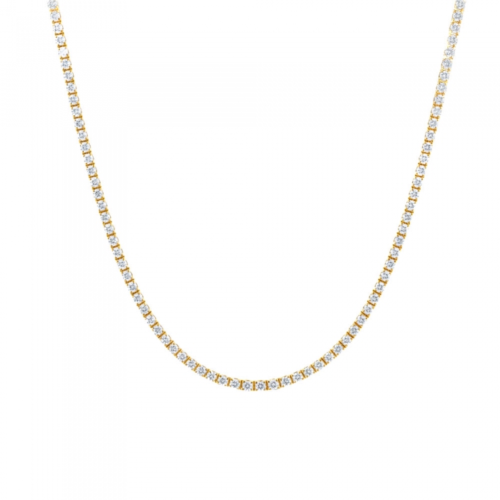 Tennis Golden Necklace