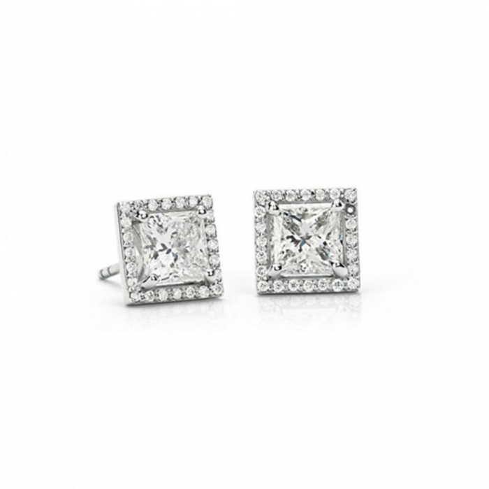 Shimmering Moissanite Earrings