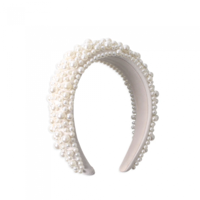 White Pearls Hair Accesory