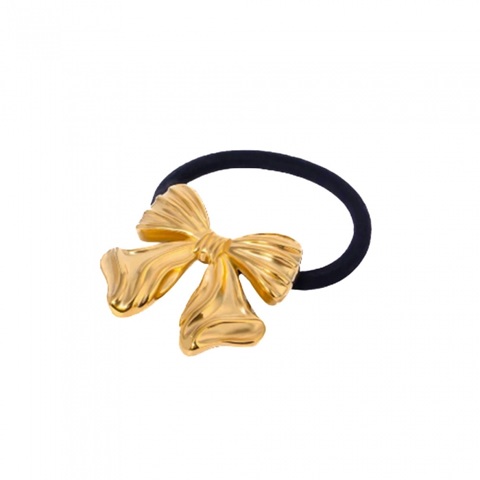 Golden Bow Hair Accesory