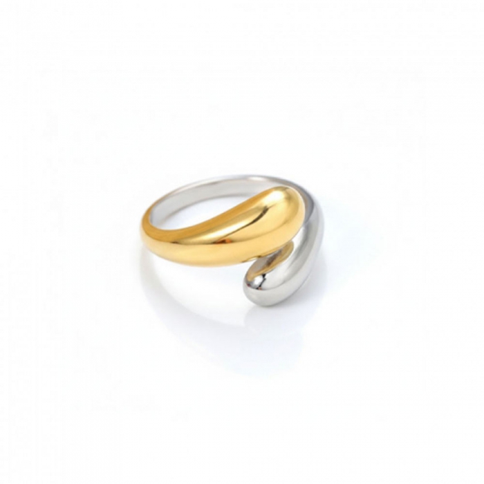 Silver and Gold Ring Drops