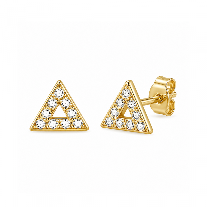 Gold Diamond Studs