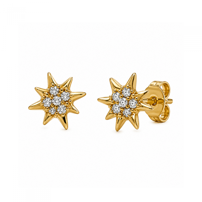 Gold Nova Studs