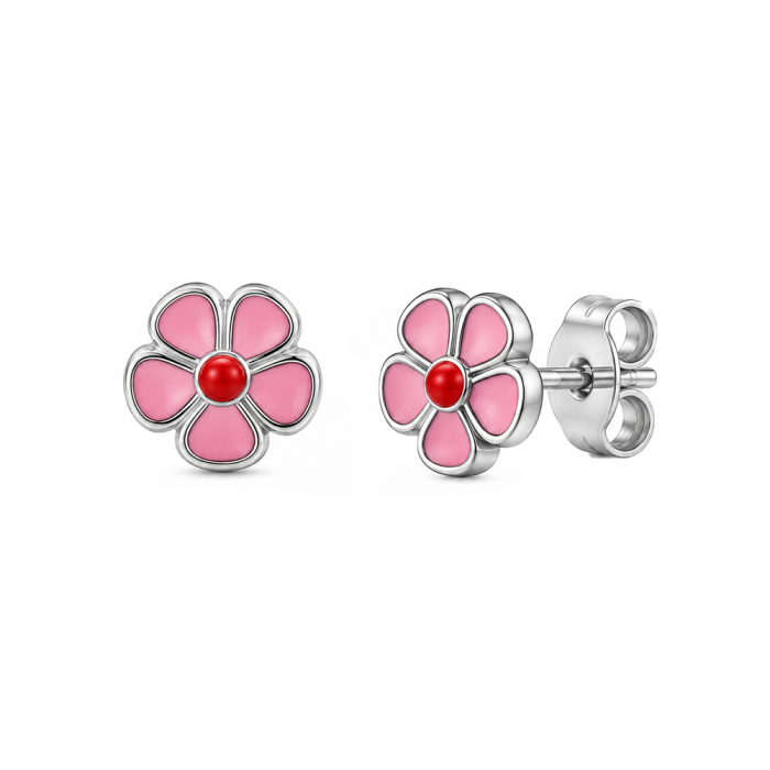 Pinky Silver Flower