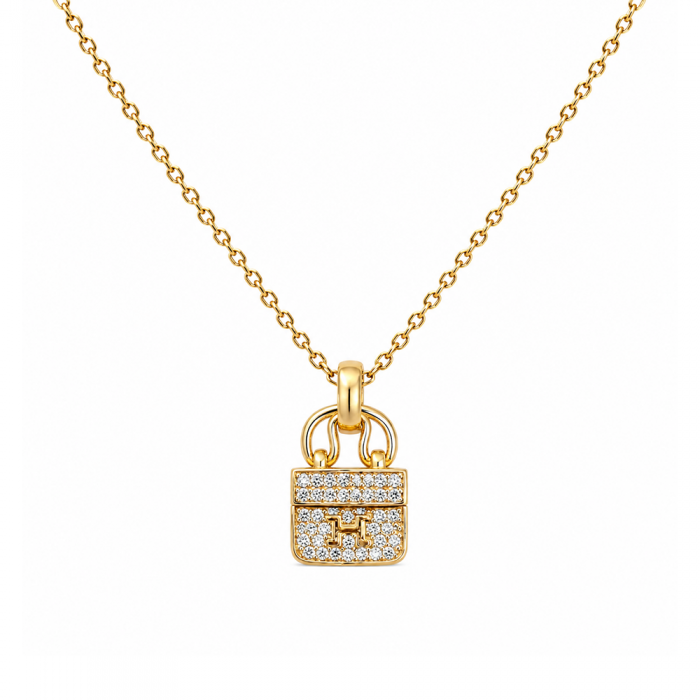 Padlock Gold Necklace