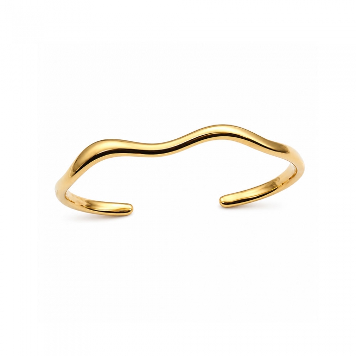 Gold Wavy Bracelet