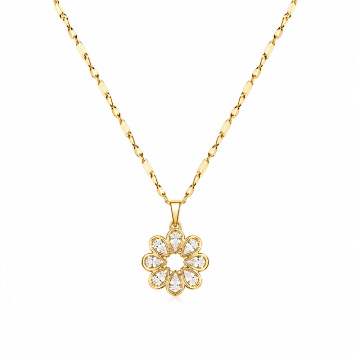 Golden Flower Necklace