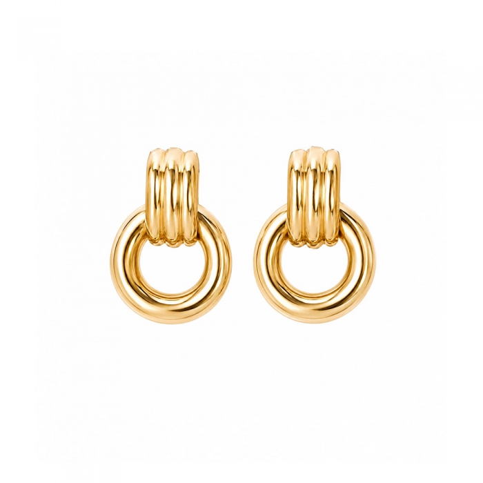 Golden Orbit Earrings