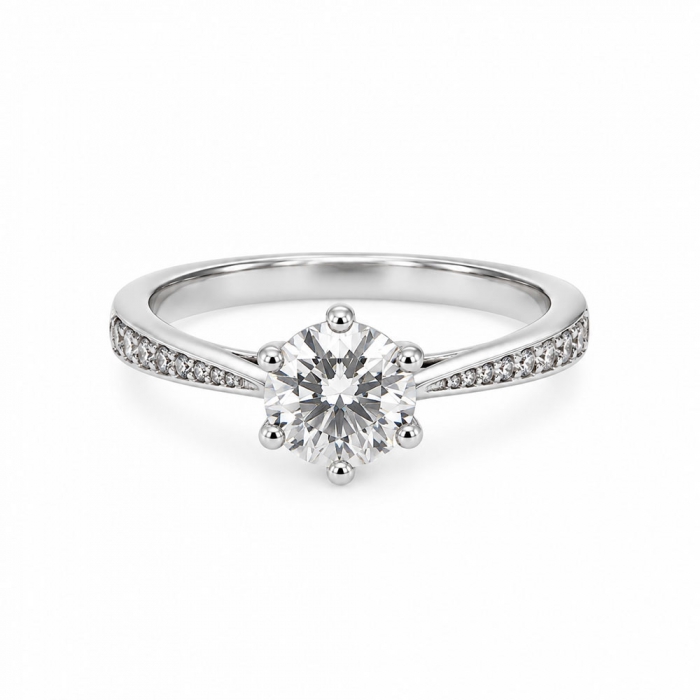 Lumière Moissanite Ring