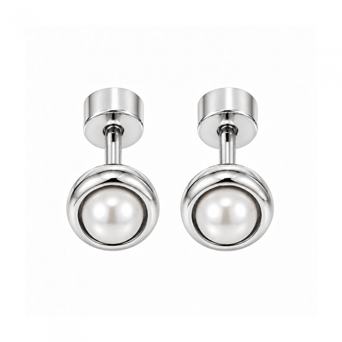 Lumi Silver Studs