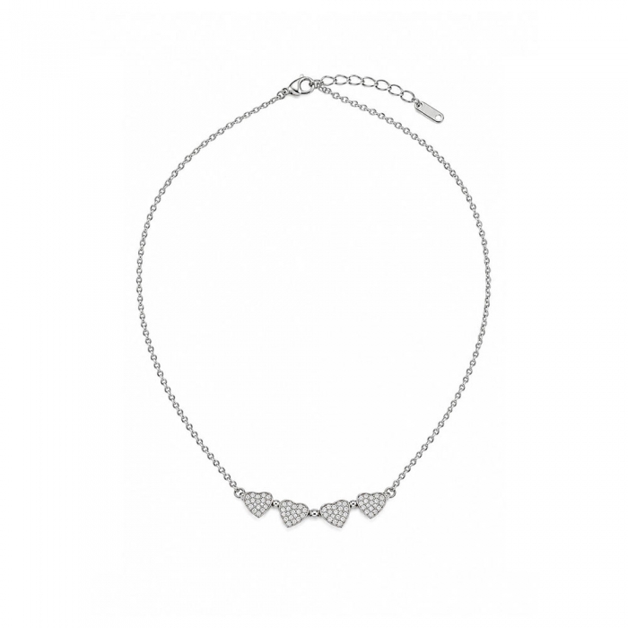 Silver Hearts Necklace