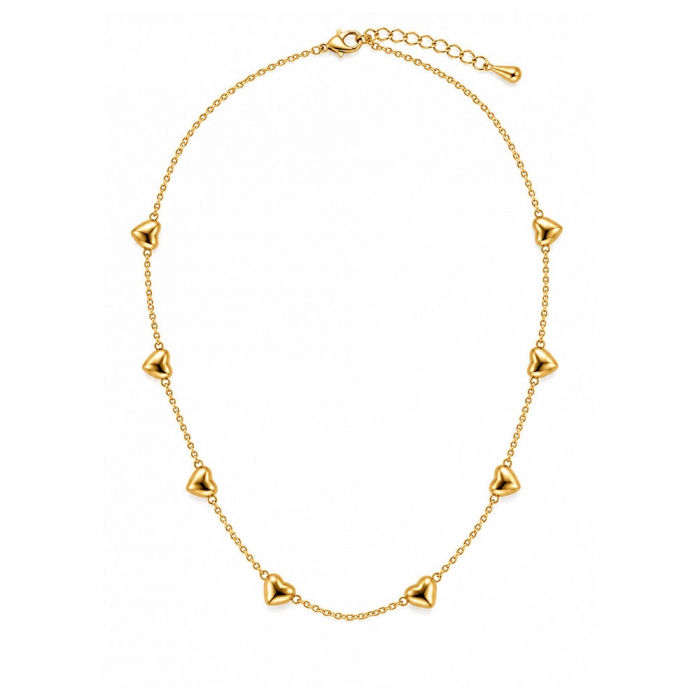 Golden Hearts Necklace