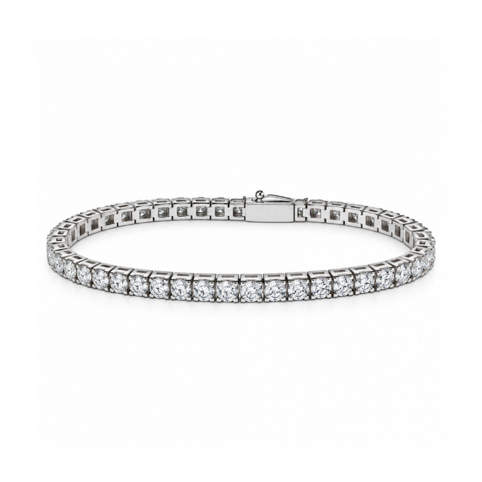 Moissanites Tennis Bracelet Light